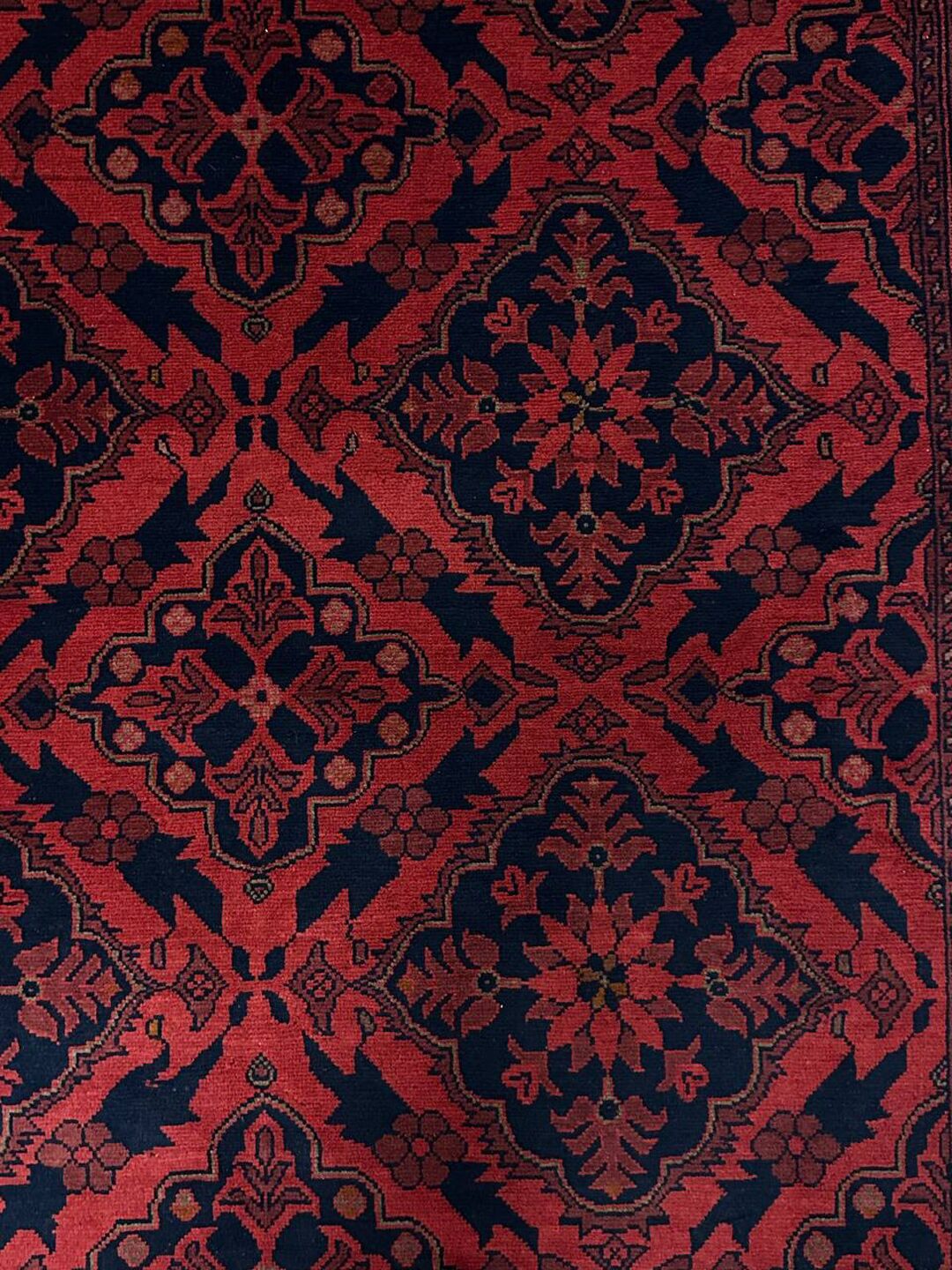 3.15 X 2 M Khal Mou Afghan Rug - Image 5