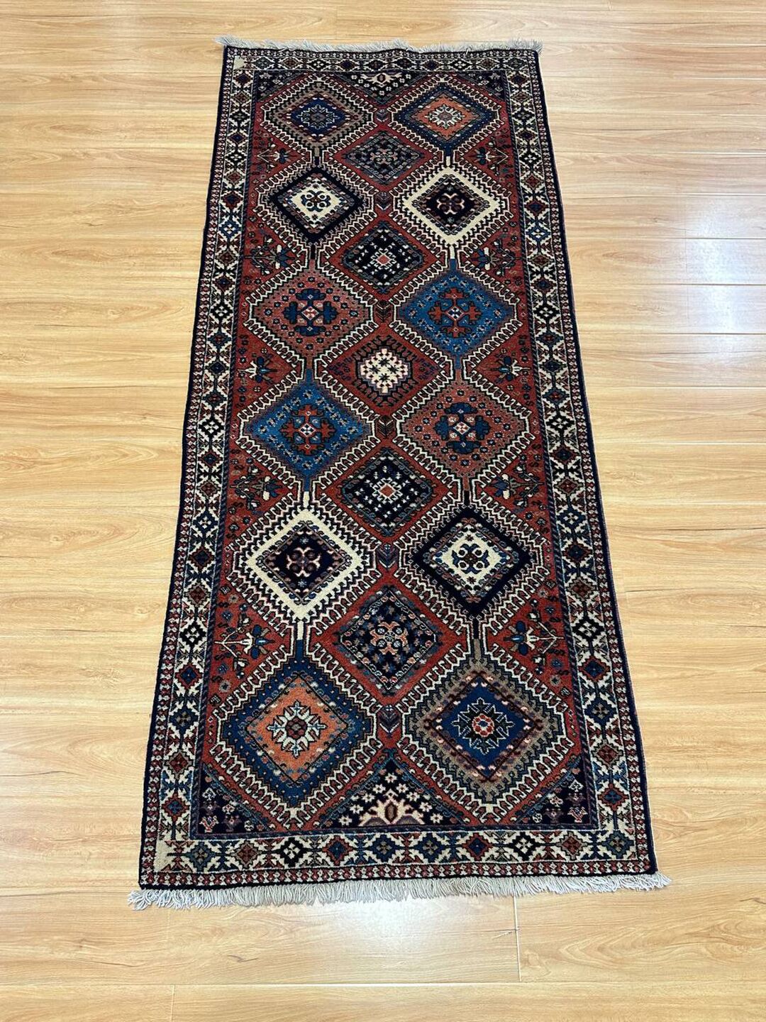 2 X 0.8 M Persian Yalameh Runner Rug - Image 2