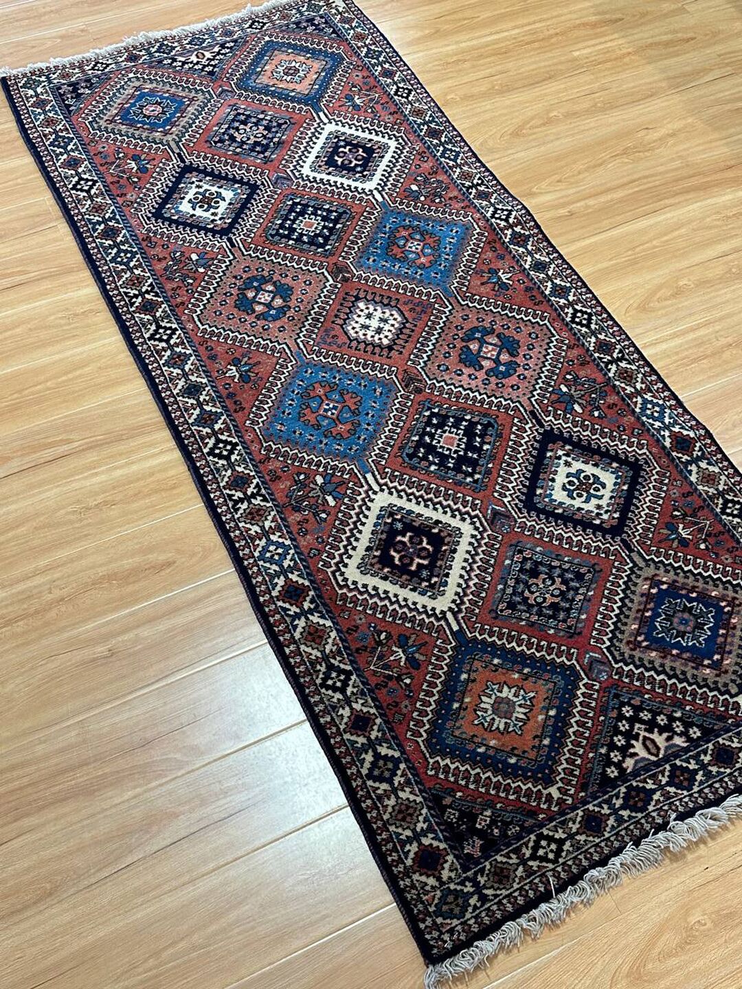 2 X 0.8 M Persian Yalameh Runner Rug - Image 7