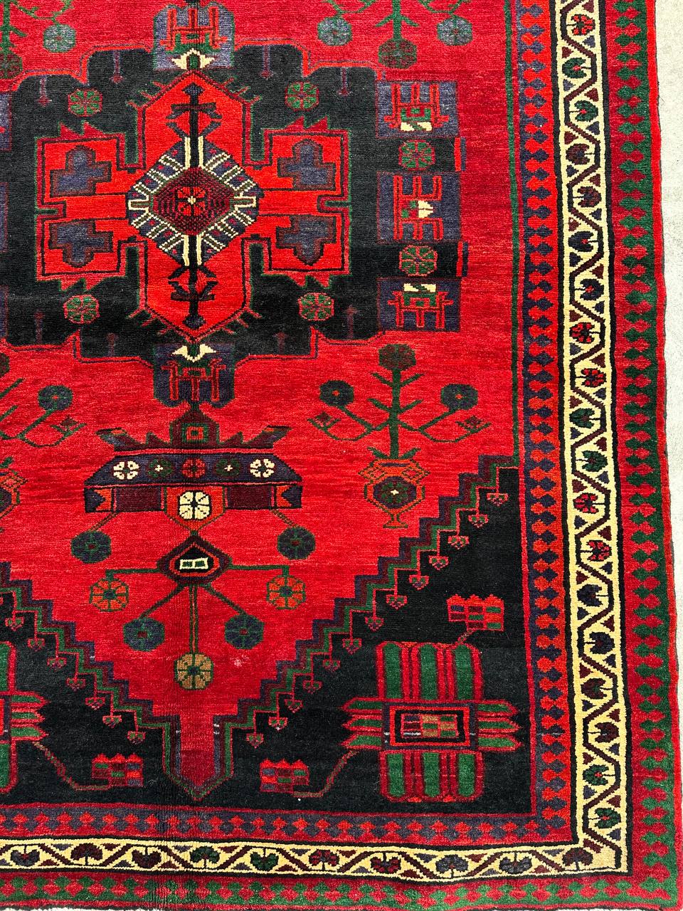 3x1.5M Hamedan Persian Rug - Image 3