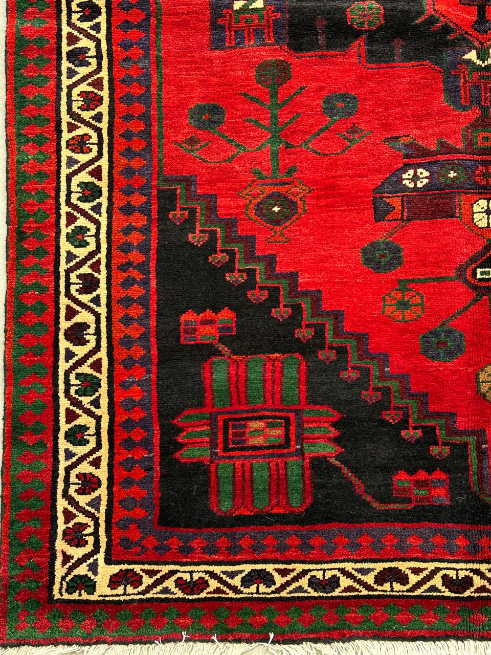 3x1.5M Hamedan Persian Rug - Image 9