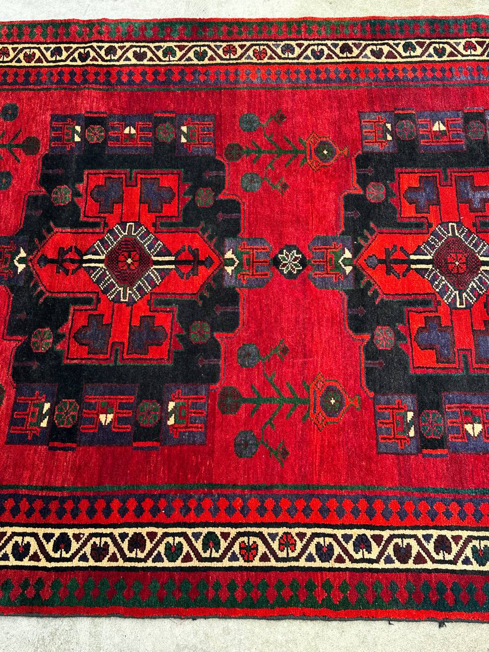 3x1.5M Hamedan Persian Rug - Image 5