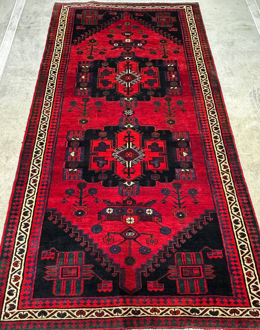 3x1.5M Hamedan Persian Rug - Image 6