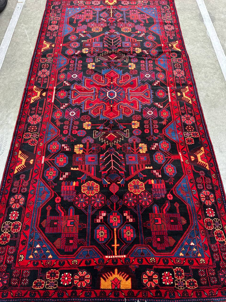 3.4x1.7M Tribal Nahavand Rug - Image 2