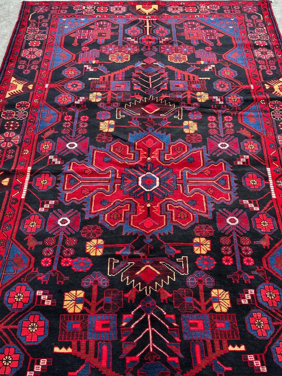 3.4x1.7M Tribal Nahavand Rug - Image 4