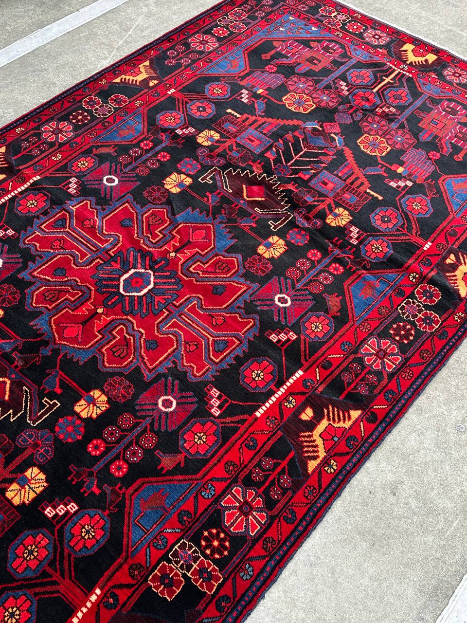 3.4x1.7M Tribal Nahavand Rug - Image 3