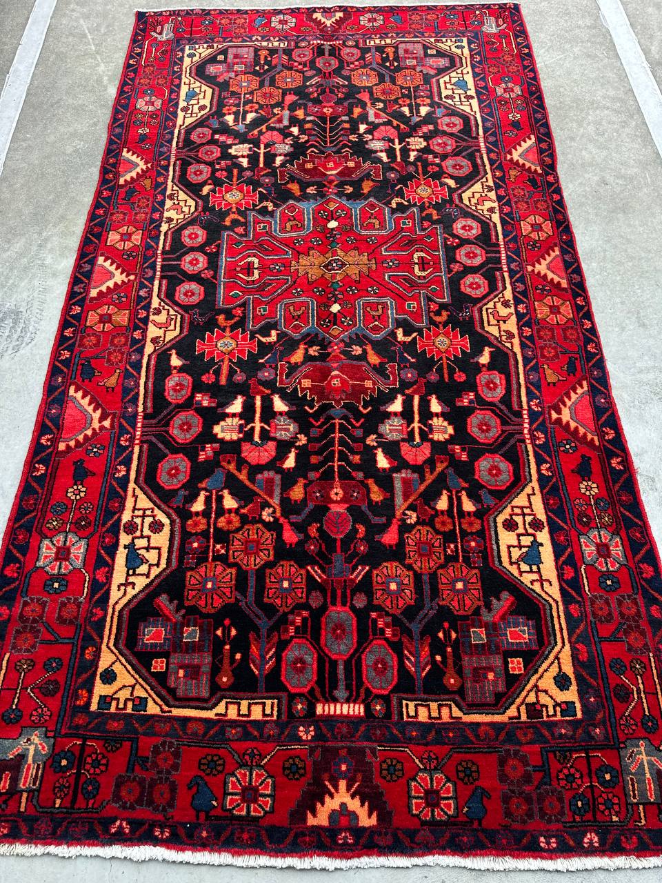 3x1.6M Tribal Nahavand Rug - Image 2