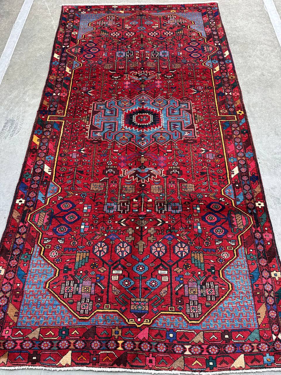 3x1.5M Tribal Nahavand Rug - Image 8