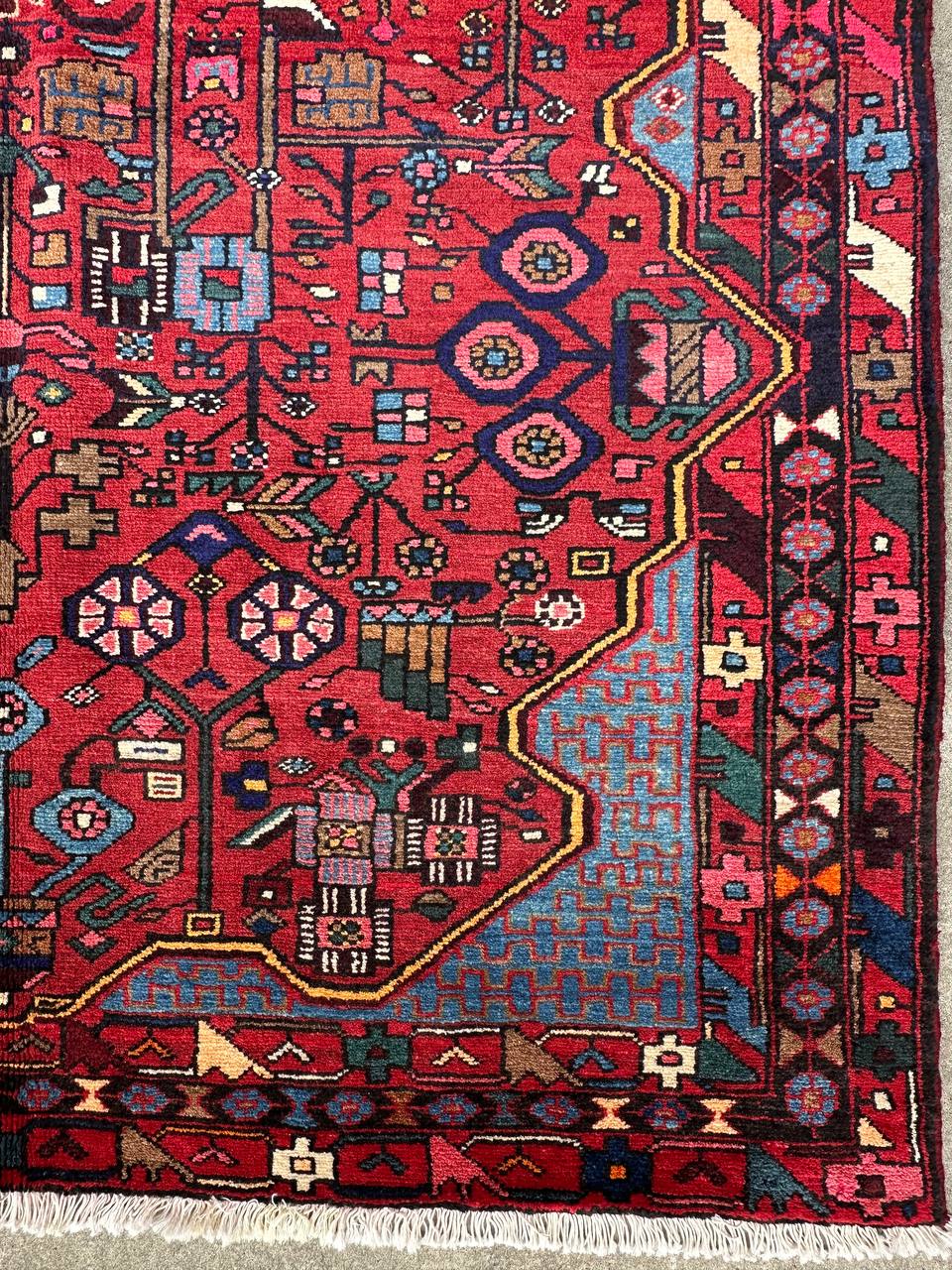 3x1.5M Tribal Nahavand Rug - Image 7