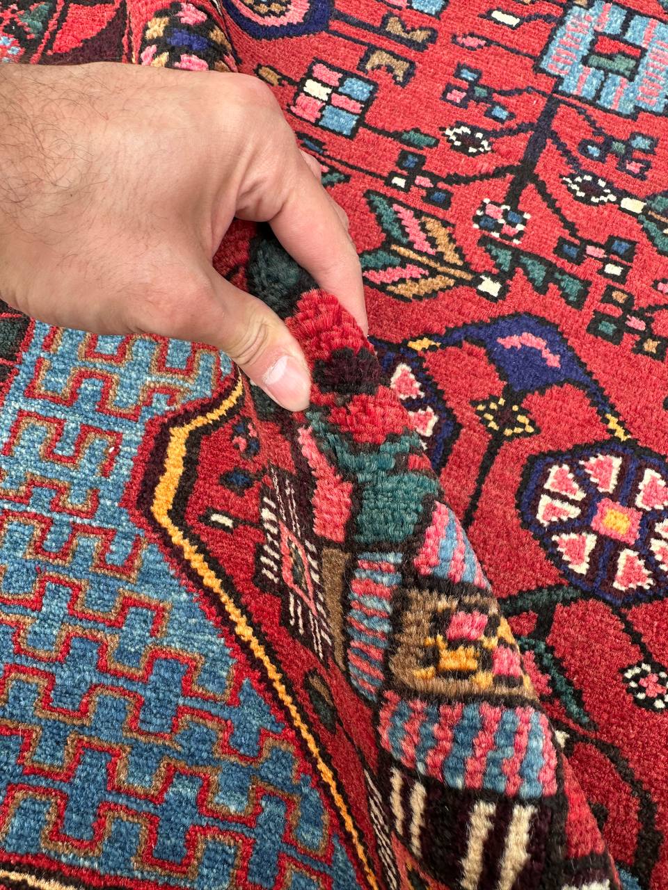 3x1.5M Tribal Nahavand Rug - Image 9