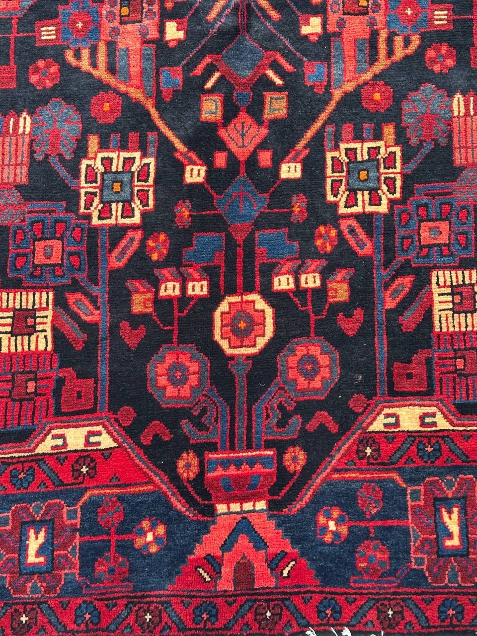 2.8x1.6M Tribal Nahavand Rug - Image 7