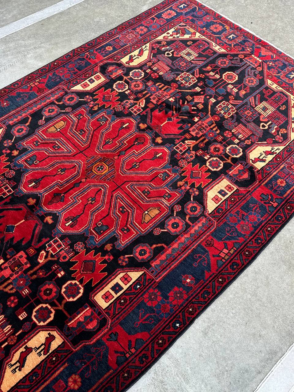 2.8x1.6M Tribal Nahavand Rug - Image 8