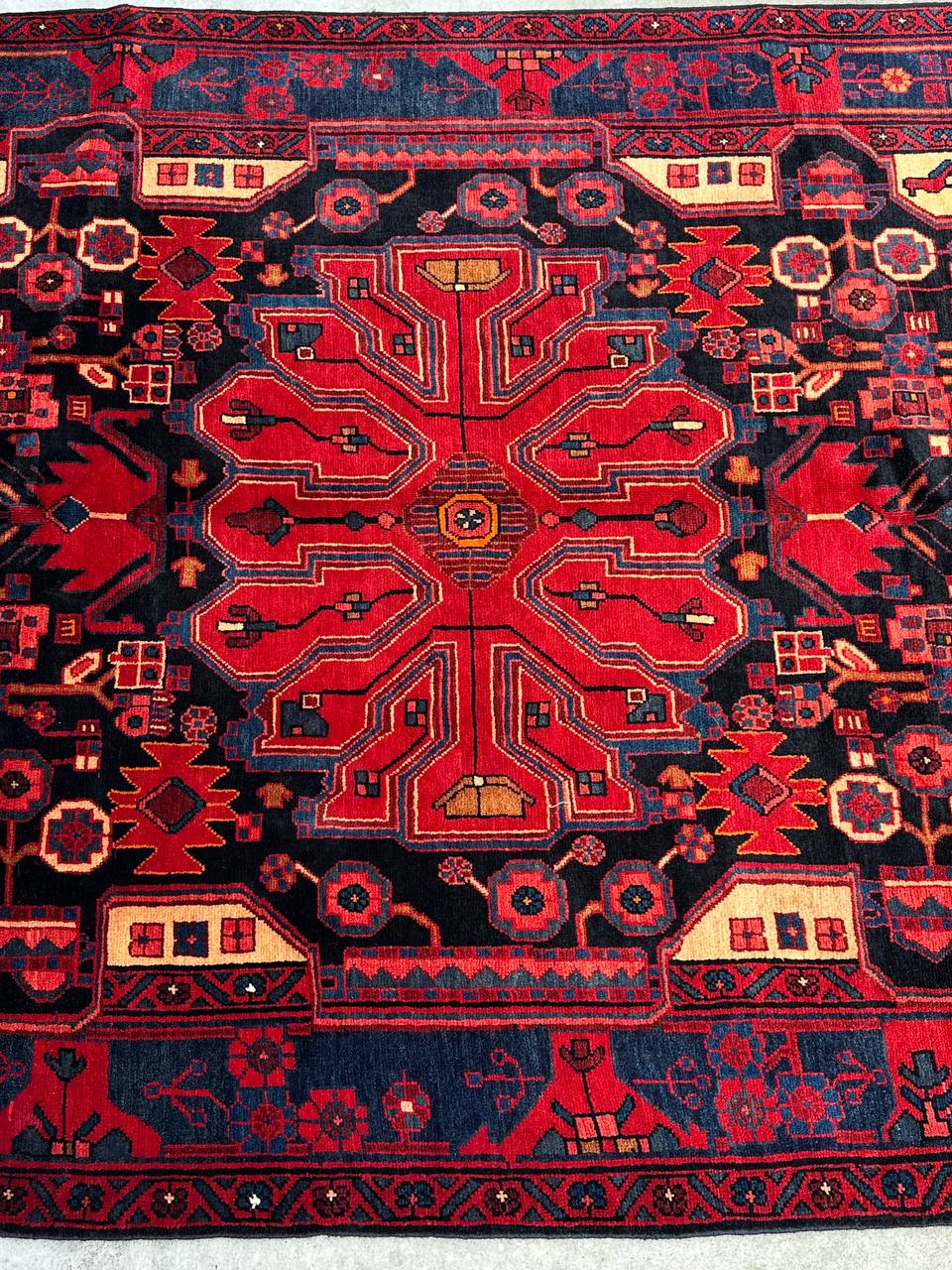 2.8x1.6M Tribal Nahavand Rug - Image 5