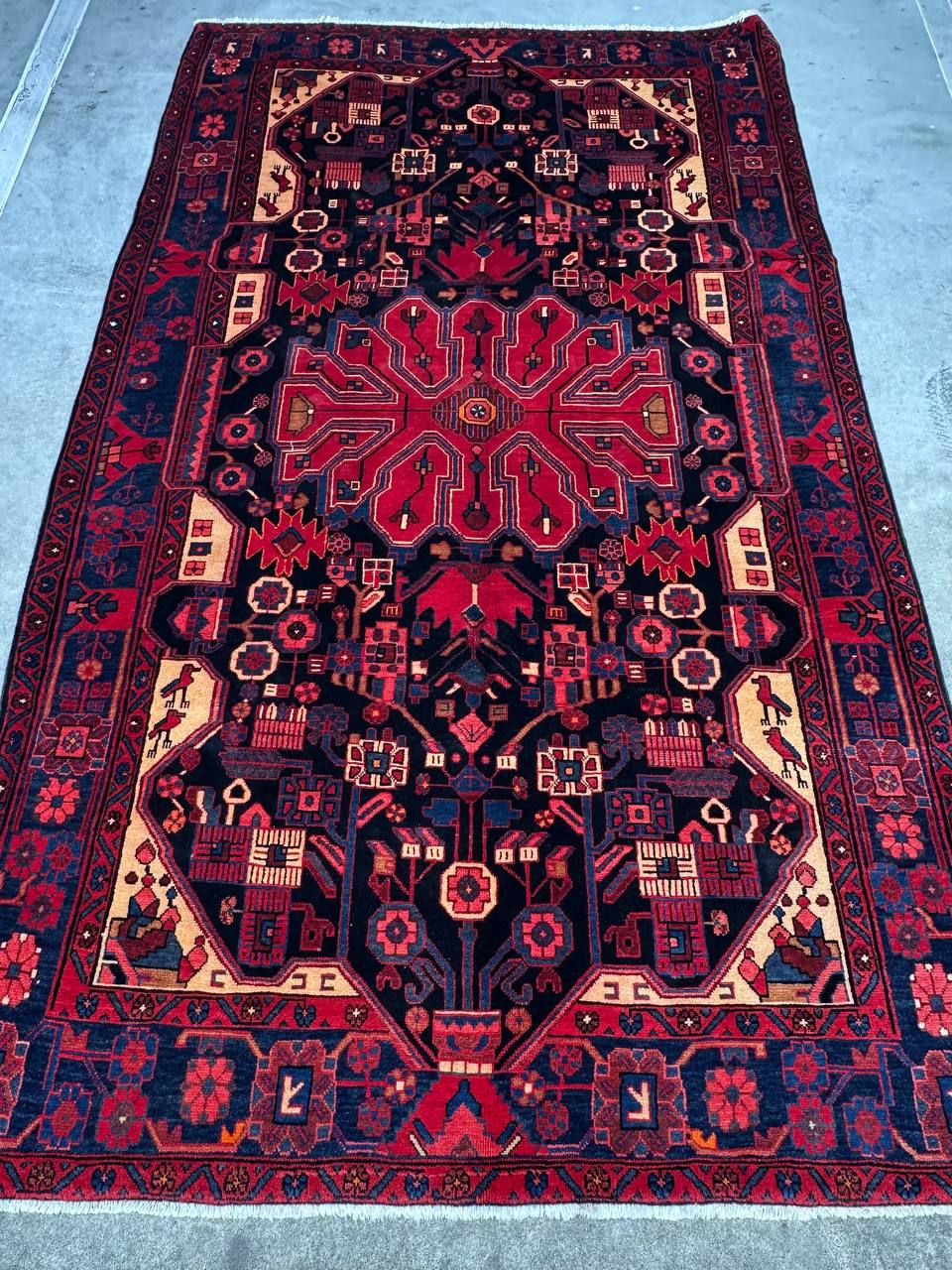 2.8x1.6M Tribal Nahavand Rug - Image 9