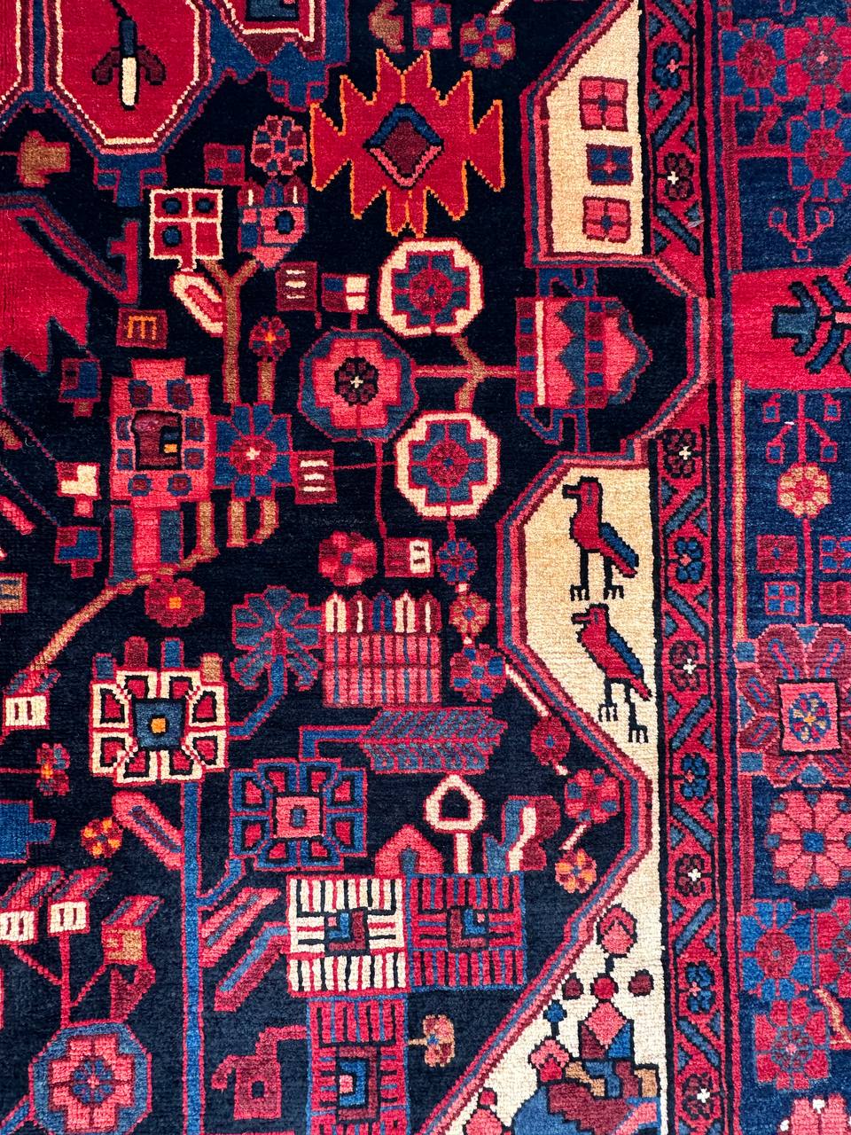 2.8x1.6M Tribal Nahavand Rug - Image 6
