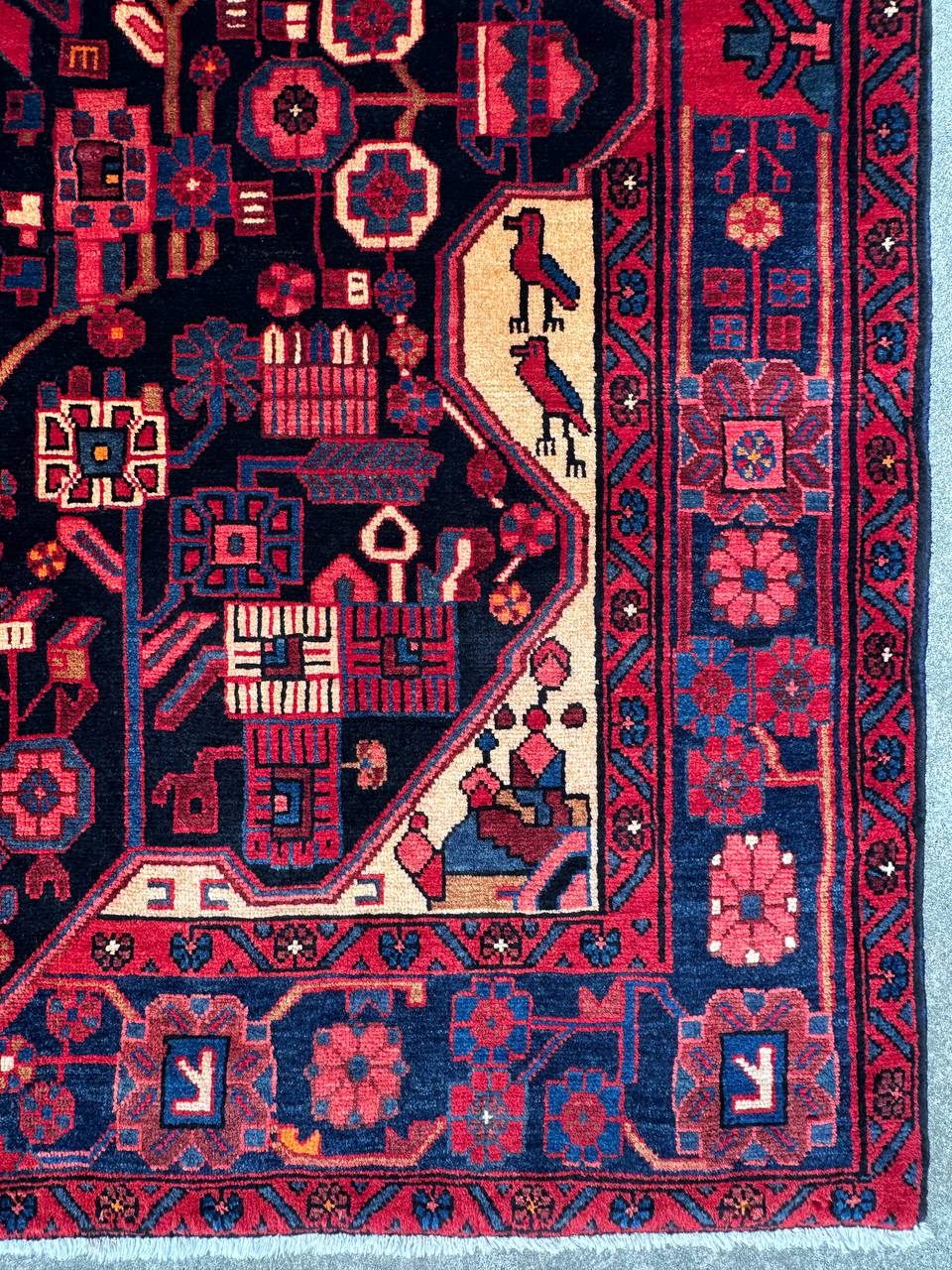 2.8x1.6M Tribal Nahavand Rug - Image 10