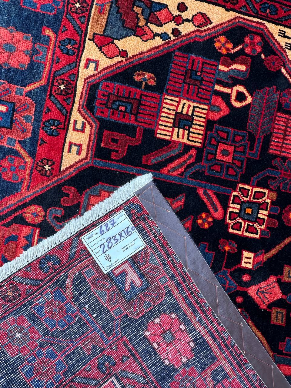 2.8x1.6M Tribal Nahavand Rug - Image 12