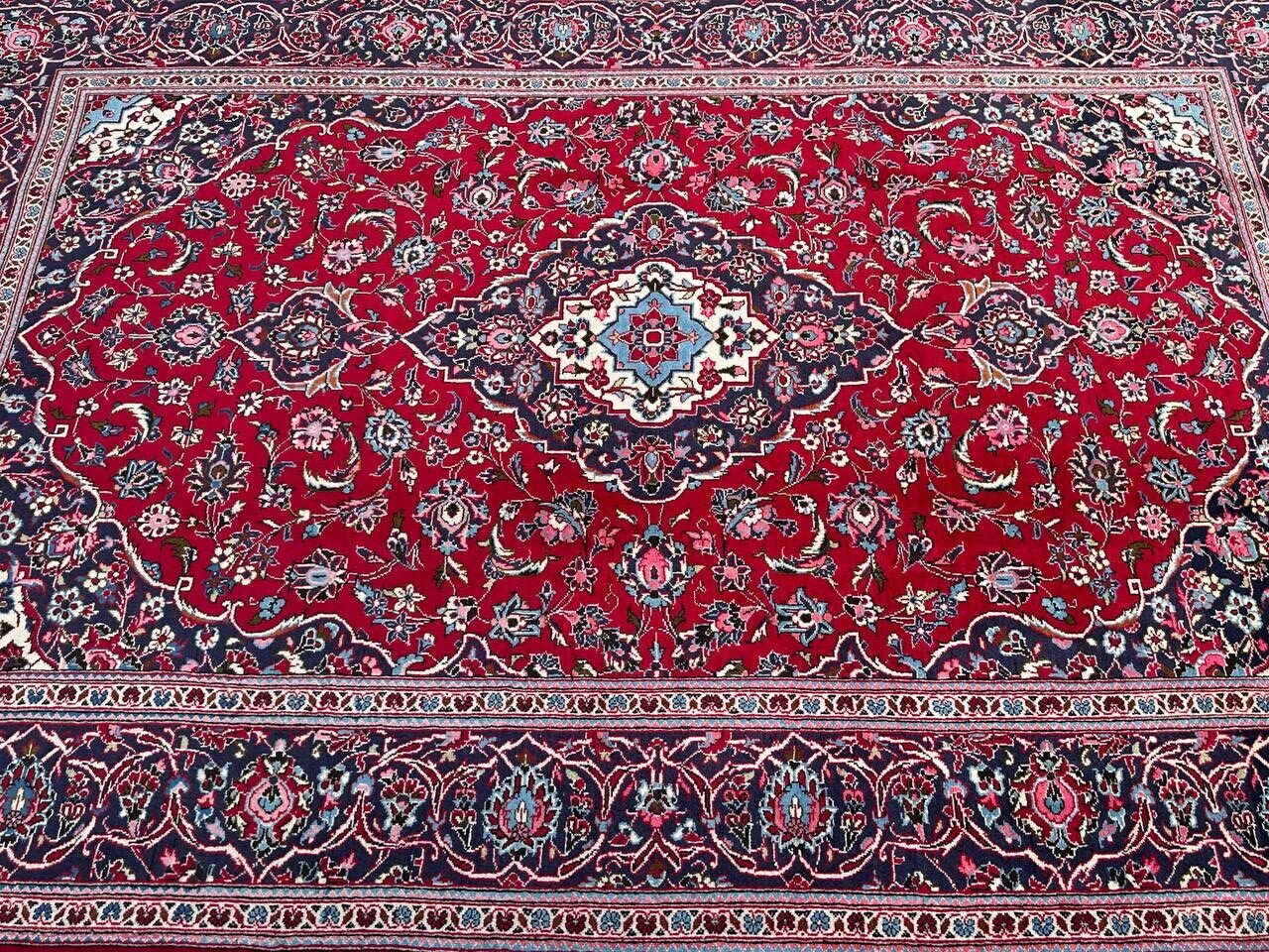 3x2M Royal Traditional Persian Kashan Rug - Image 5