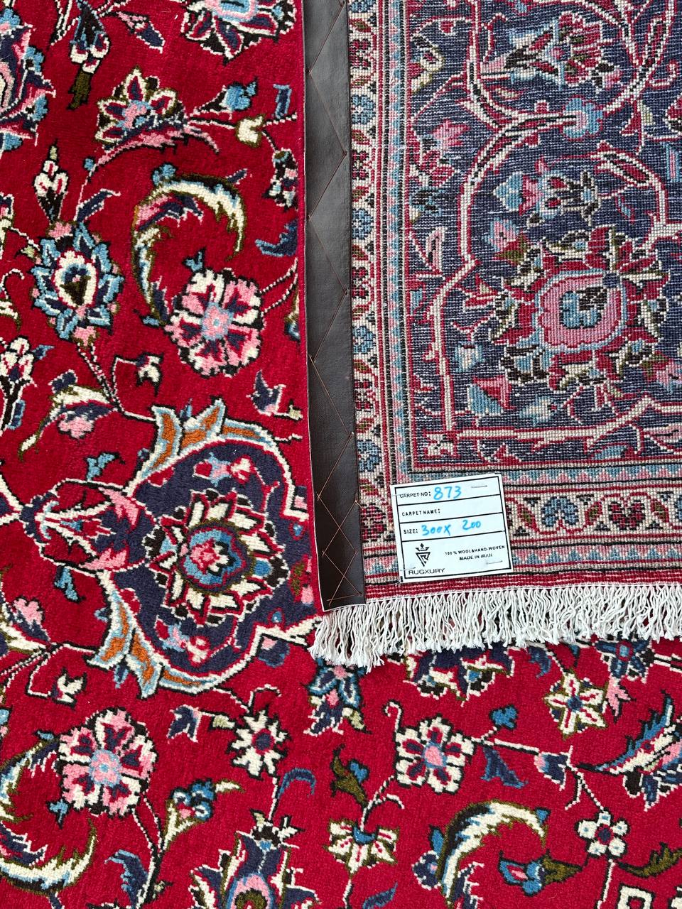 3x2M Royal Traditional Persian Kashan Rug - Image 10