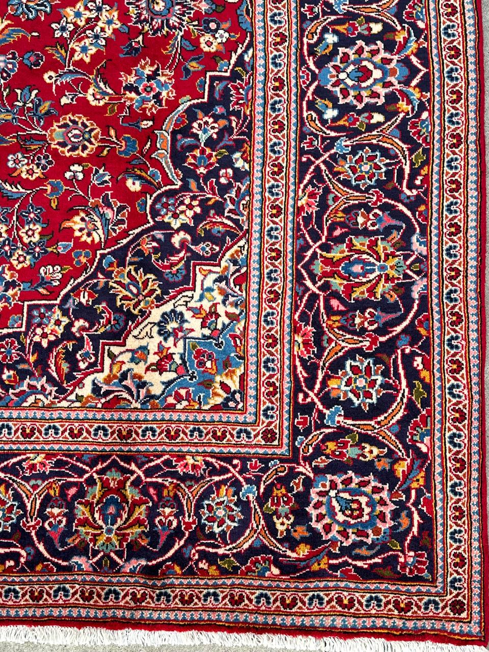 3x2M Royal Traditional Persian Kashan Rug - Image 7