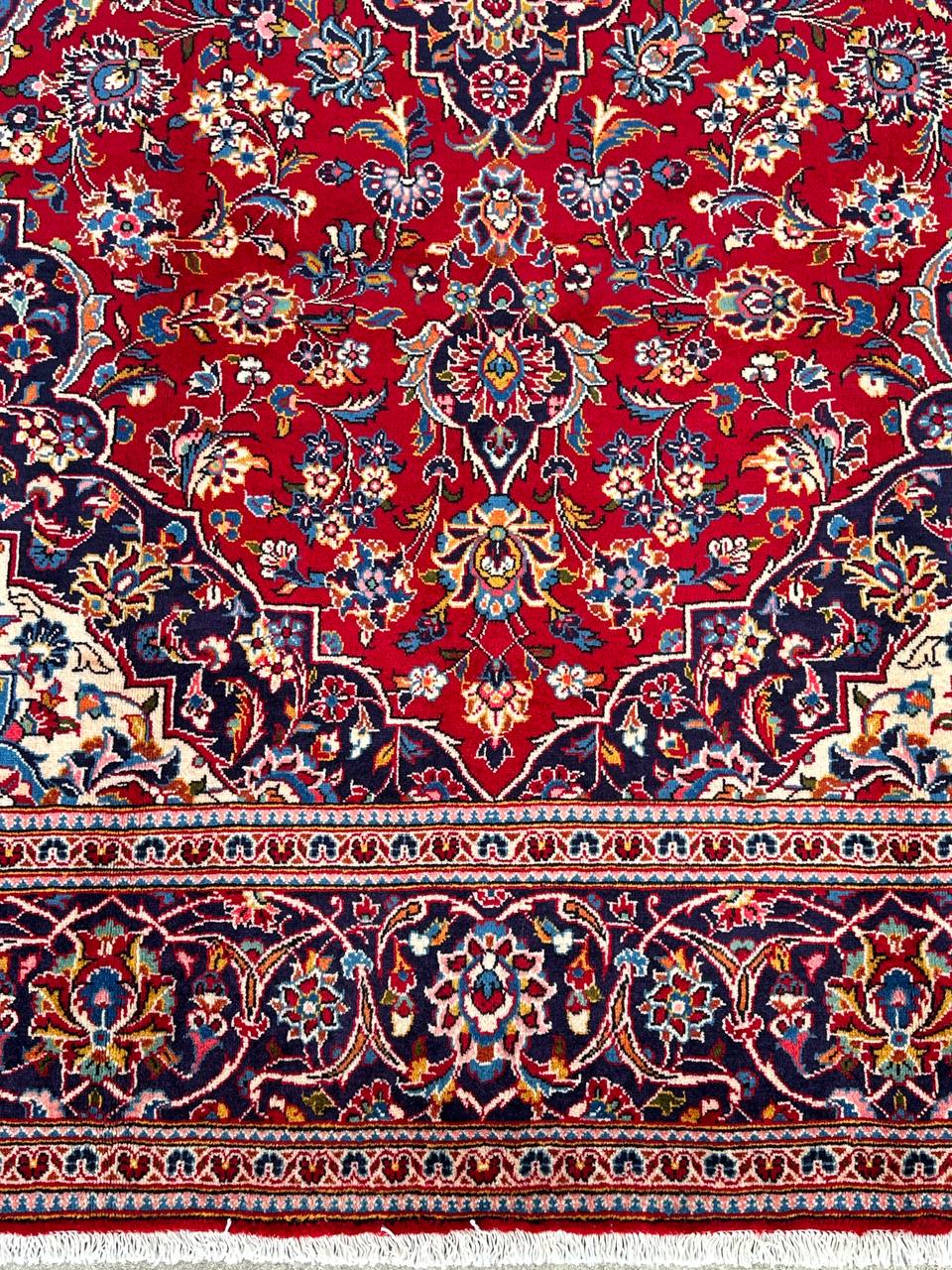 3x2M Royal Traditional Persian Kashan Rug - Image 6