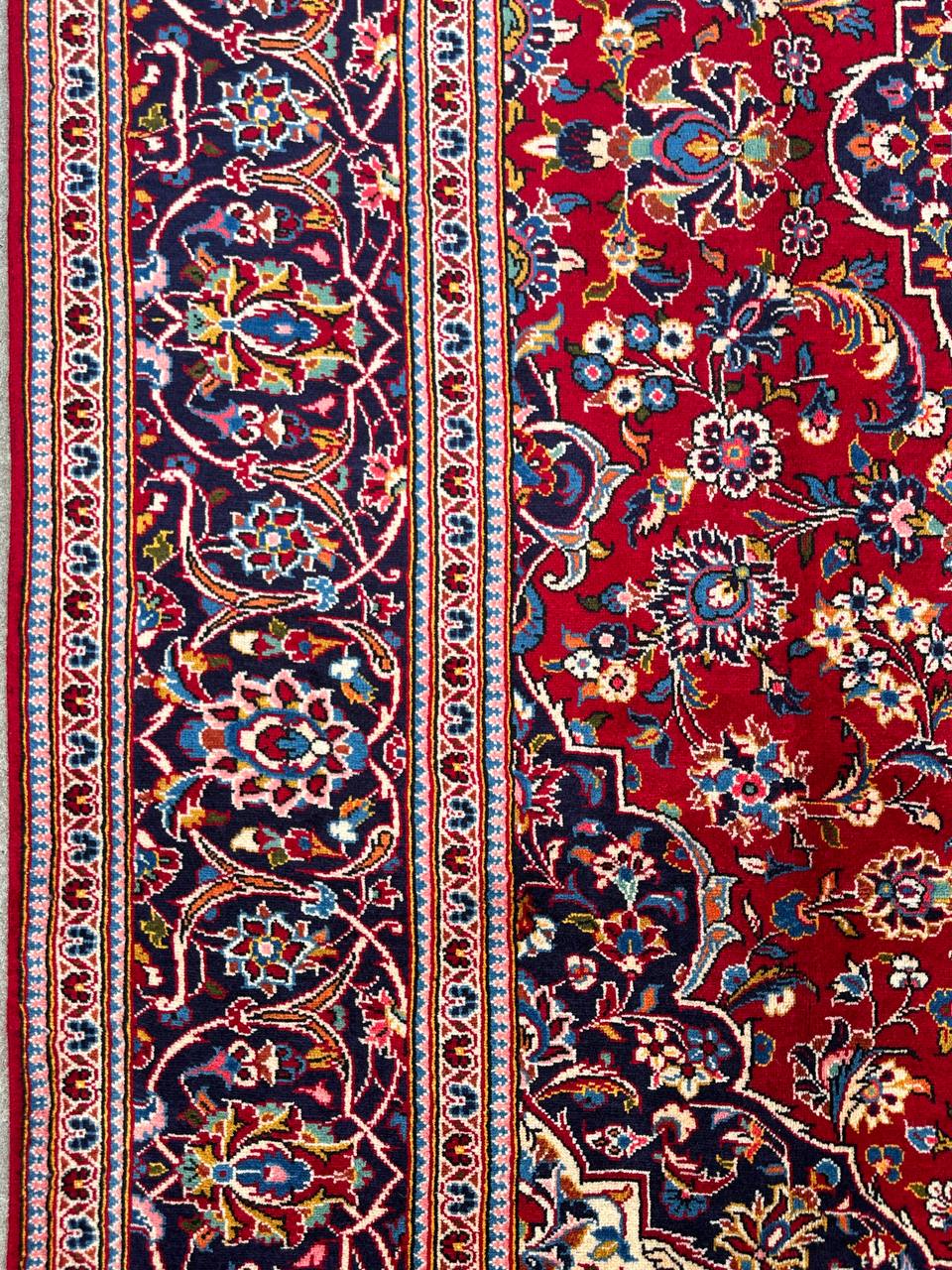 3x2M Royal Traditional Persian Kashan Rug - Image 4