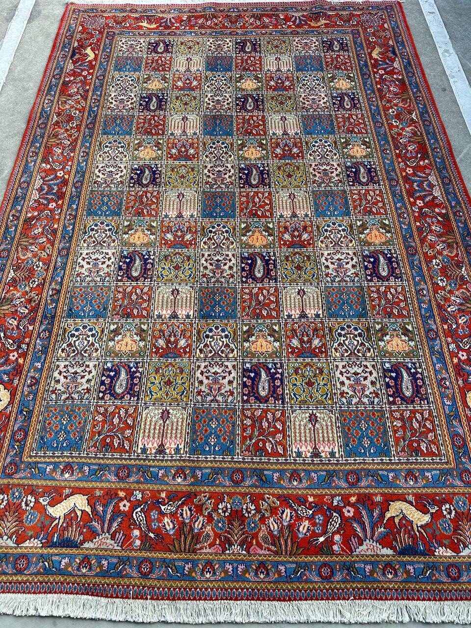 3x2M Garden Design Mood Persian Rug (Silkinlaid) - Image 2