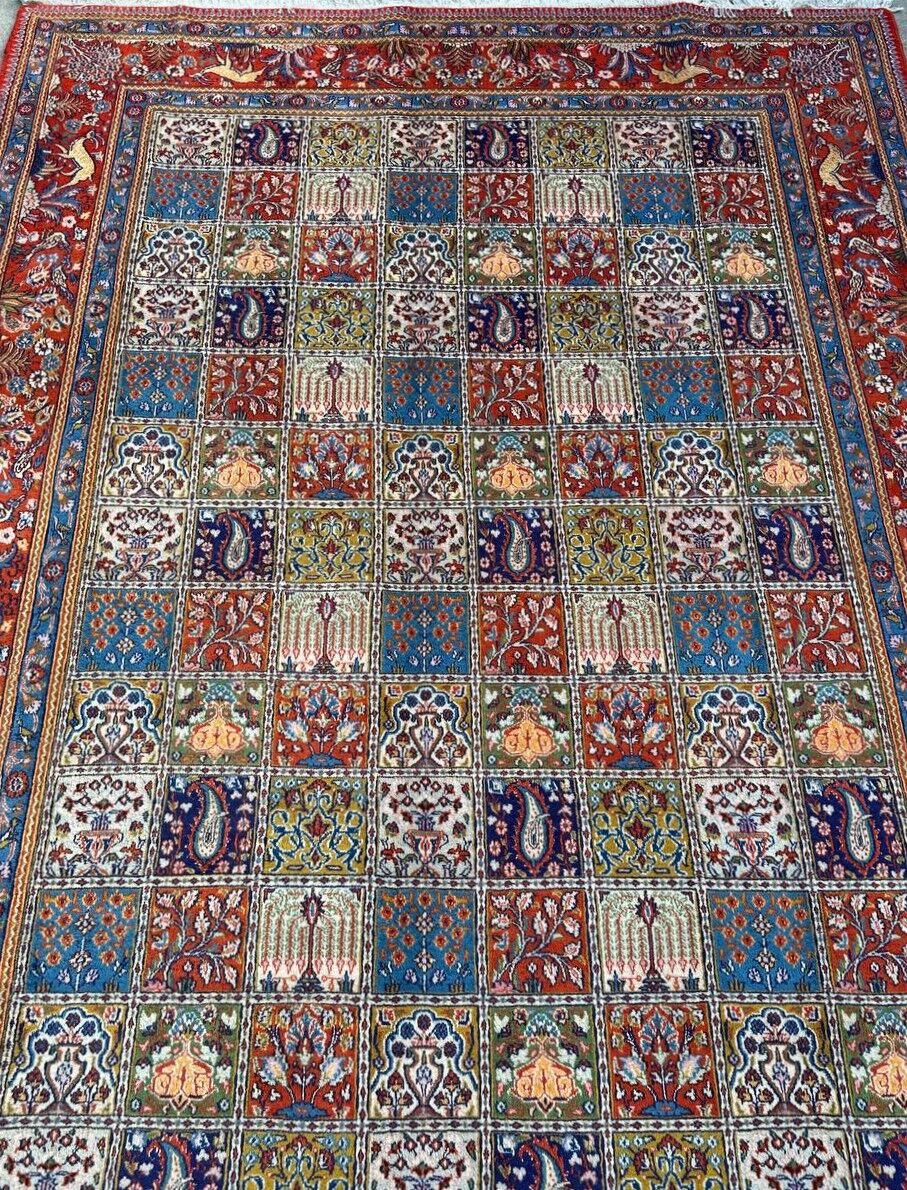 3x2M Garden Design Mood Persian Rug (Silkinlaid) - Image 5