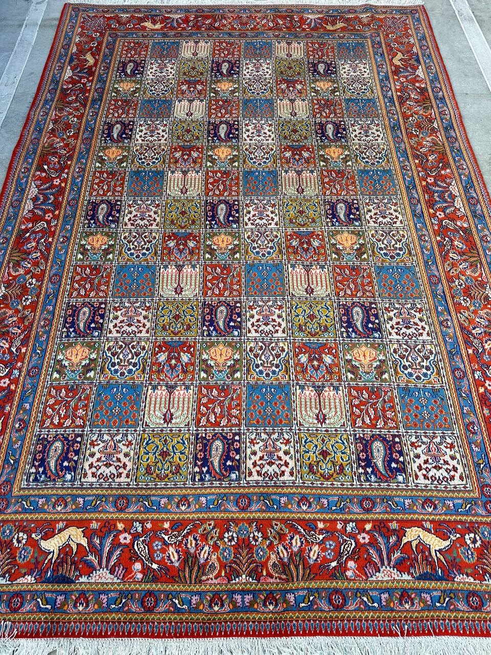 3x2M Garden Design Mood Persian Rug (Silkinlaid) - Image 9