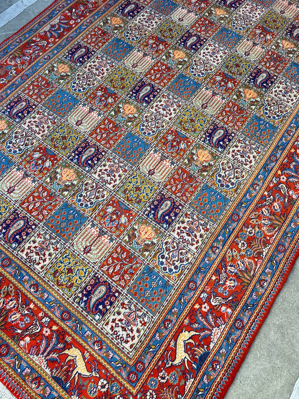 3x2M Garden Design Mood Persian Rug (Silkinlaid) - Image 11