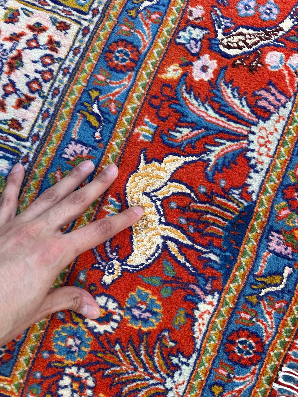 3x2M Garden Design Mood Persian Rug (Silkinlaid) - Image 10