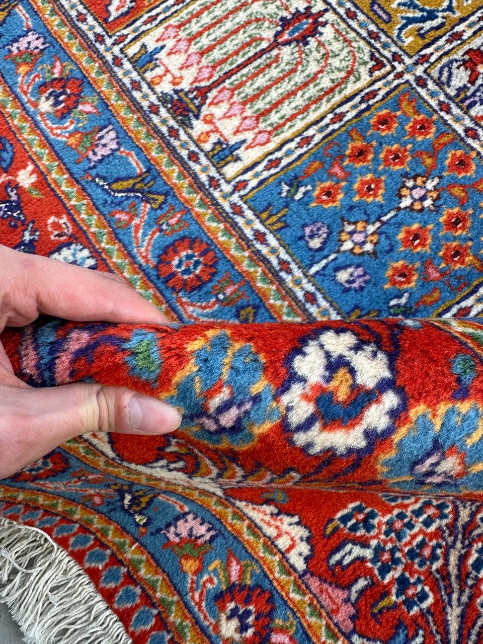3x2M Garden Design Mood Persian Rug (Silkinlaid) - Image 8