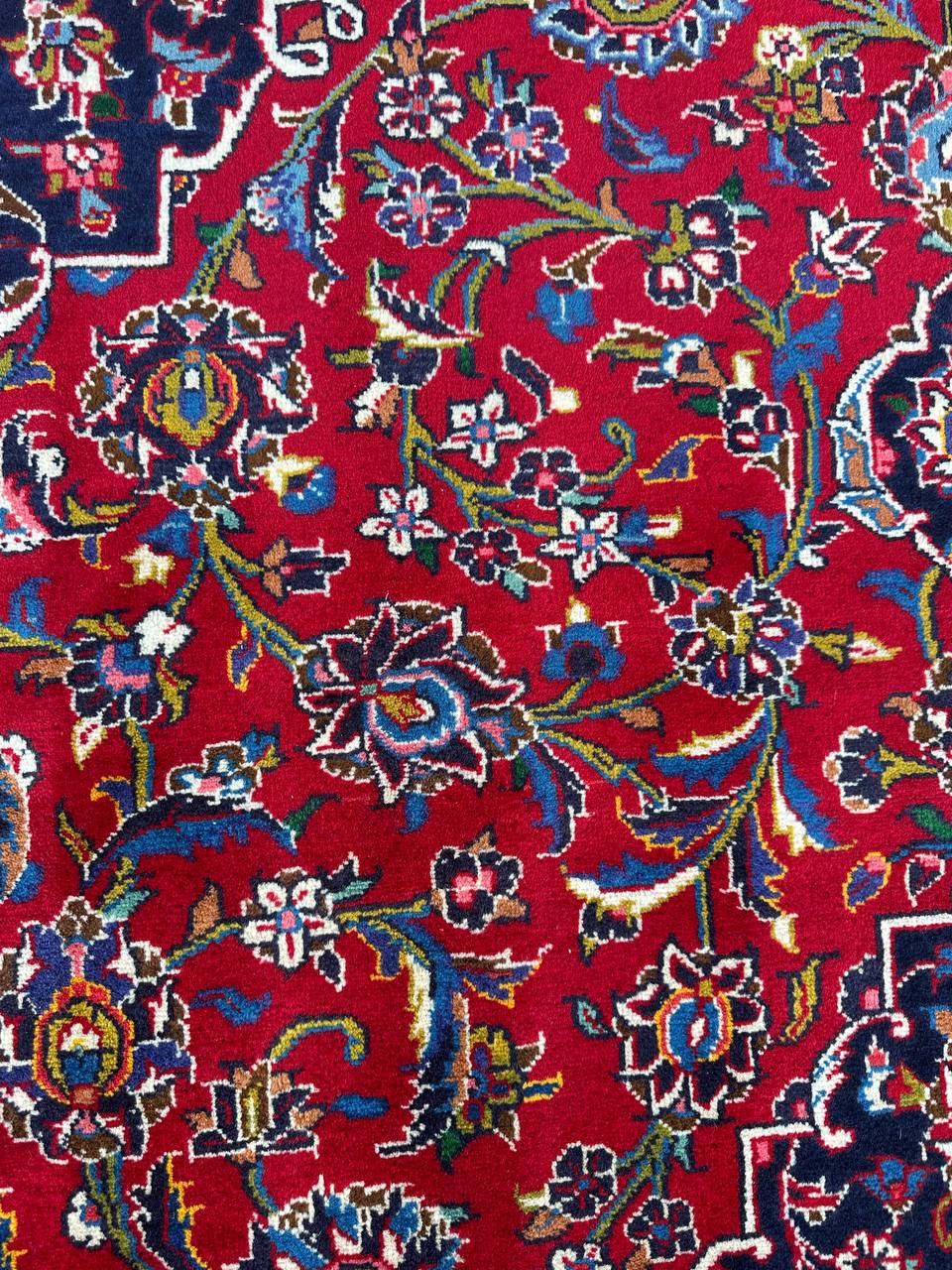 3.2x2.1M Royal Traditional Persian Kashan Rug - Image 10