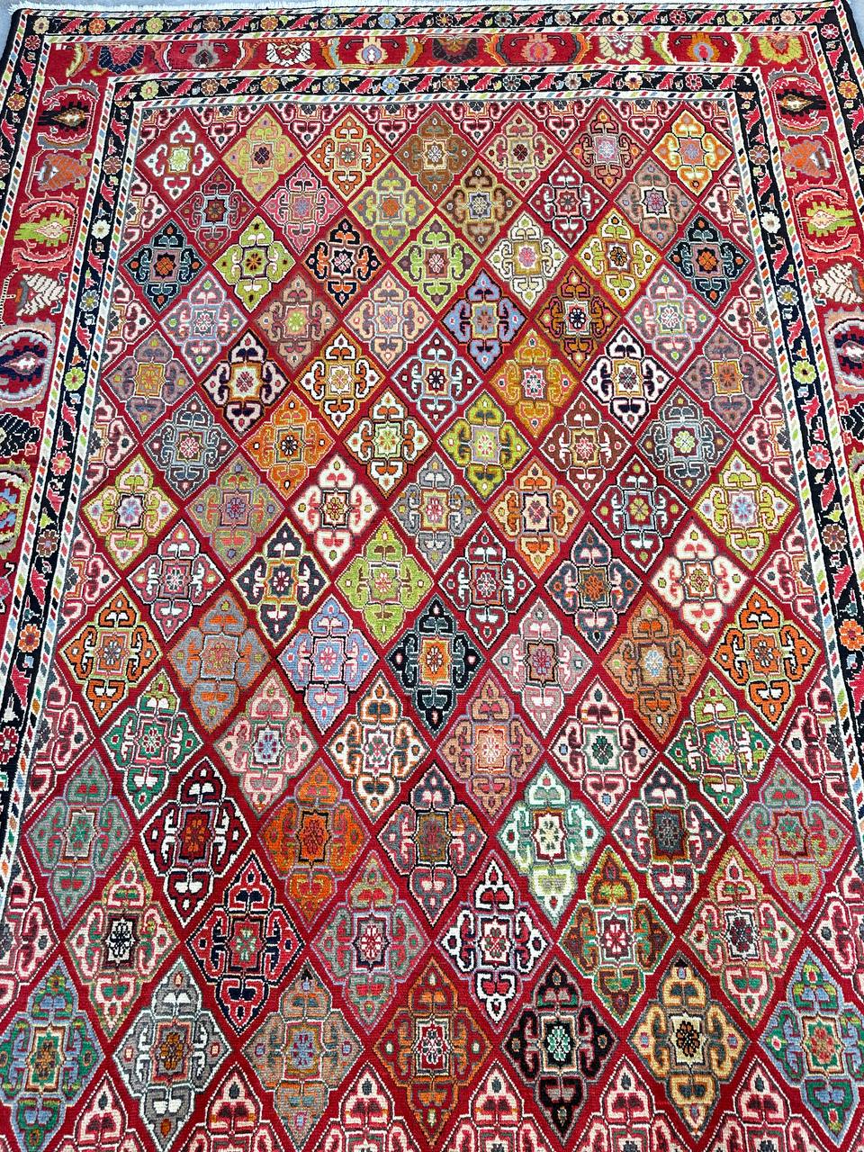 2.8x2M Antique Afshar Kerman Rug (50yrs)