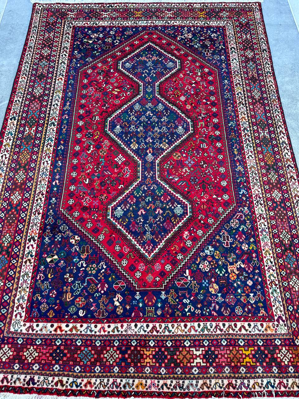2.7x1.8M Qashghai Shiraz Rug - Image 2