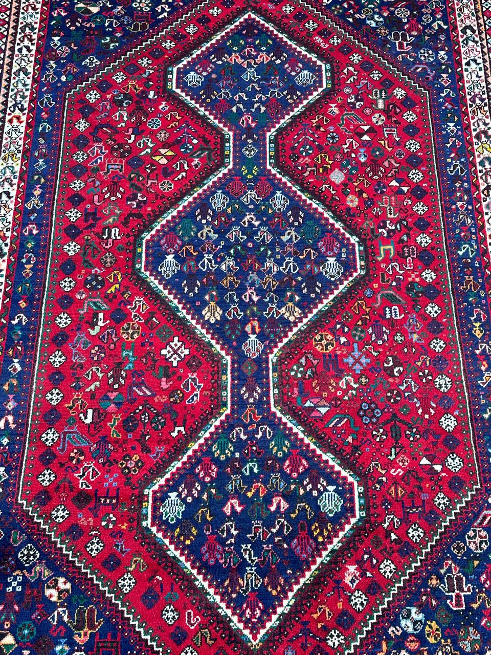 2.7x1.8M Qashghai Shiraz Rug - Image 8