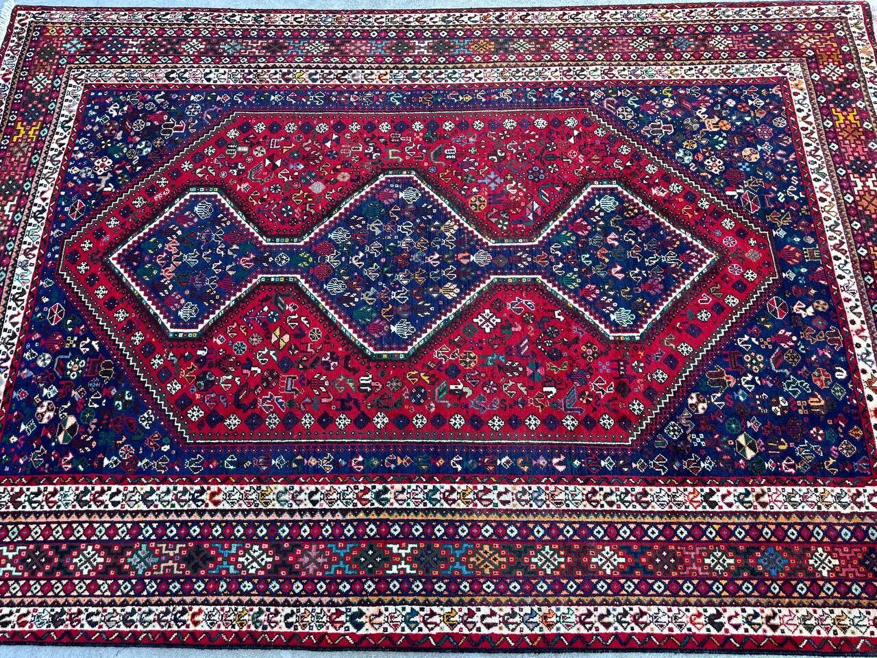 2.7x1.8M Qashghai Shiraz Rug - Image 7