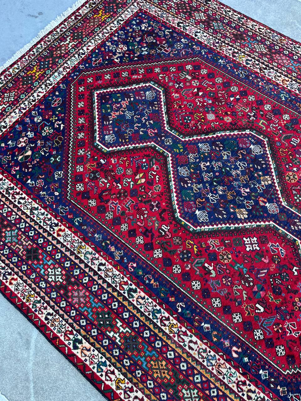 2.7x1.8M Qashghai Shiraz Rug - Image 5