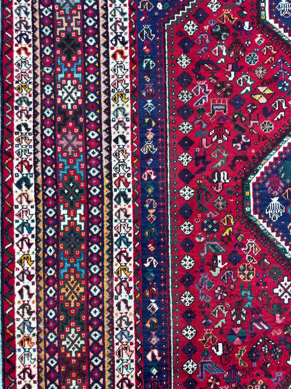 2.7x1.8M Qashghai Shiraz Rug - Image 4