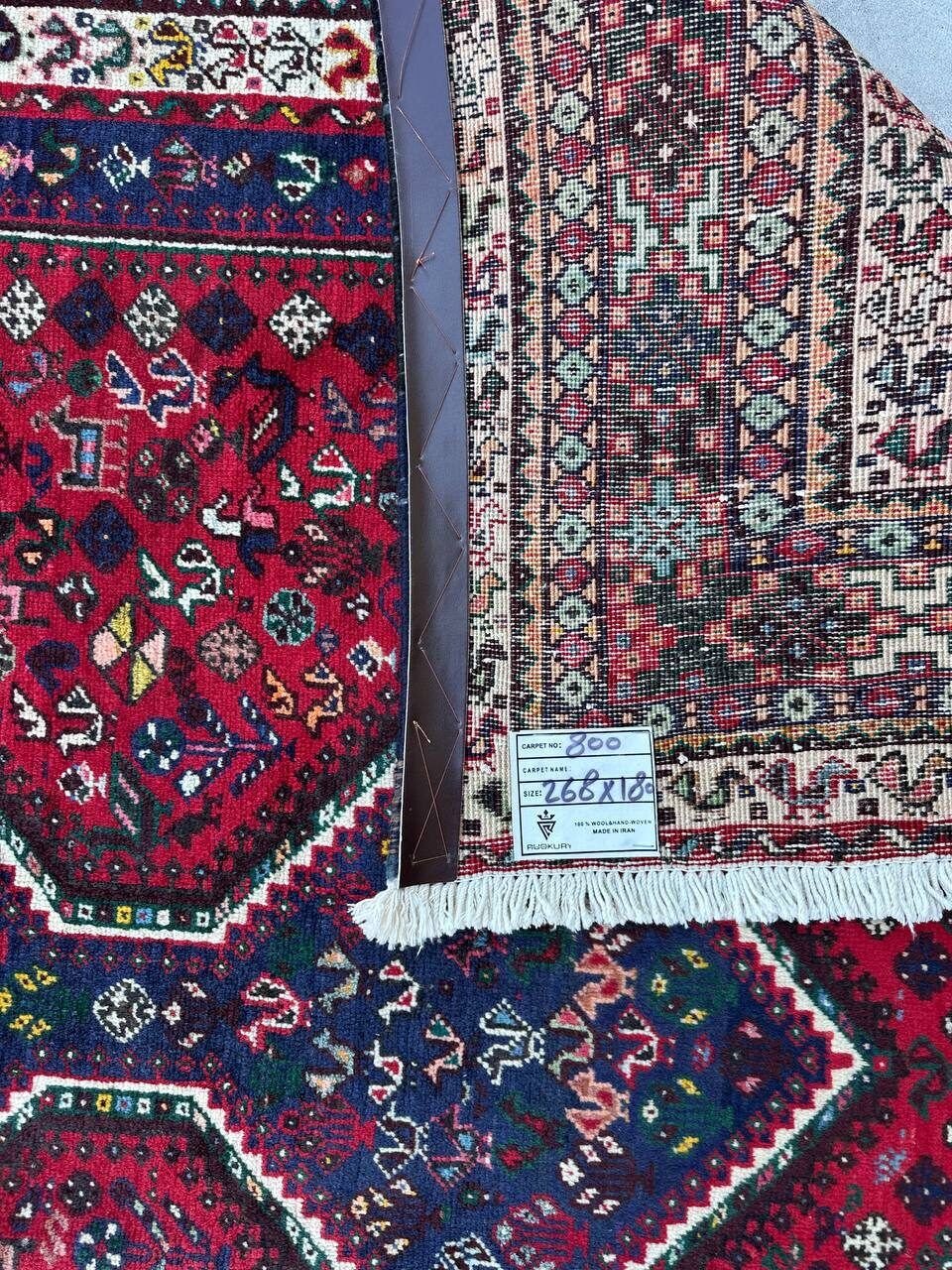2.7x1.8M Qashghai Shiraz Rug - Image 11