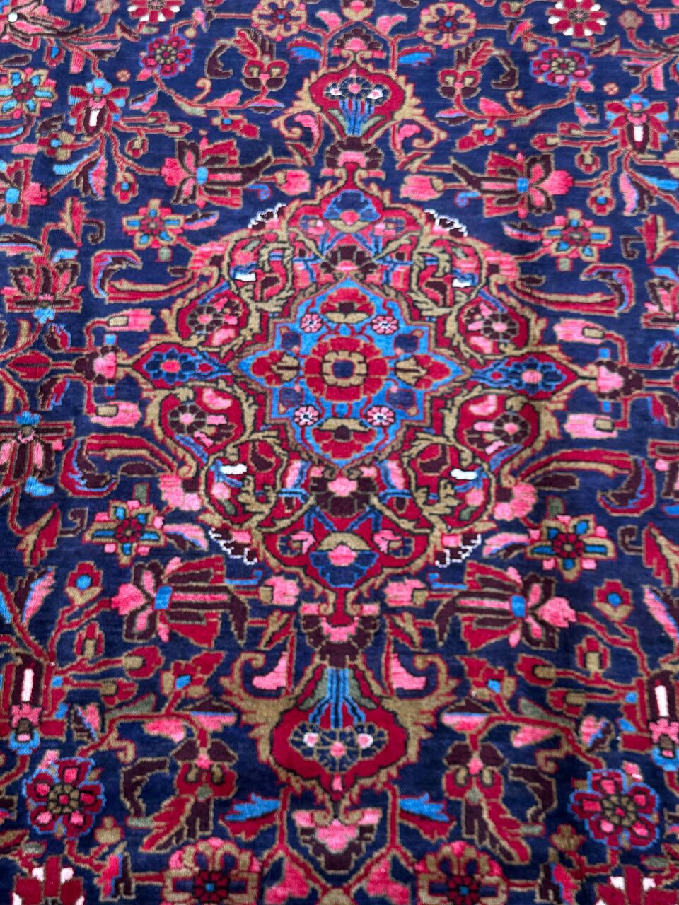 3.7x2.4M Antique Nanaj Persian Rug - Image 2