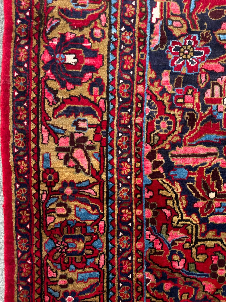 3.7x2.4M Antique Nanaj Persian Rug - Image 4