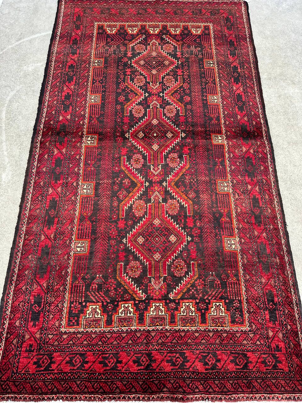 2.1x1.1M Balouchi Tribal Rug - Image 2