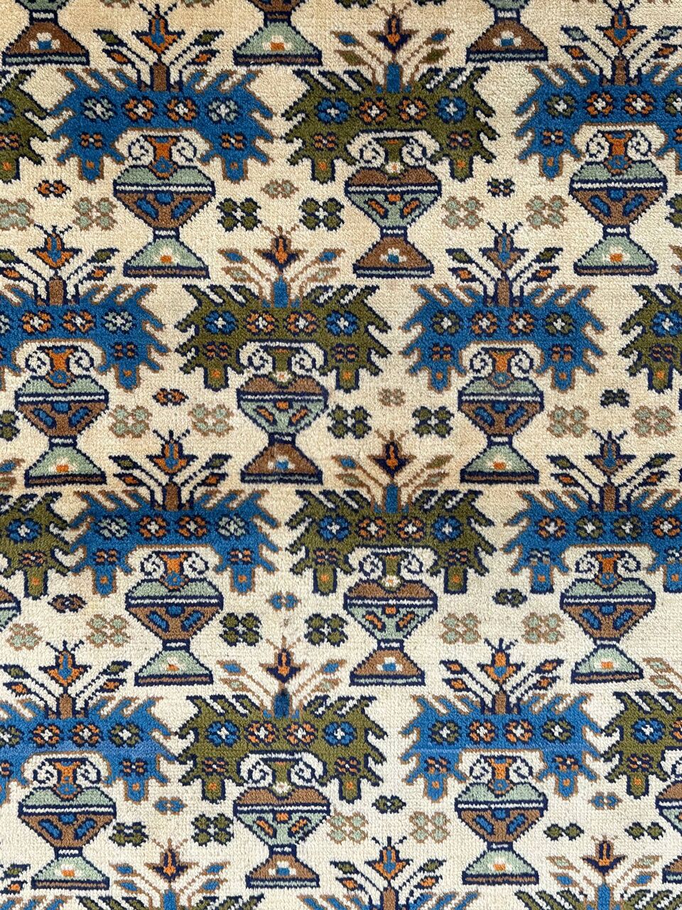1.4x1M Antique Turkoman Persian Rug - Image 3