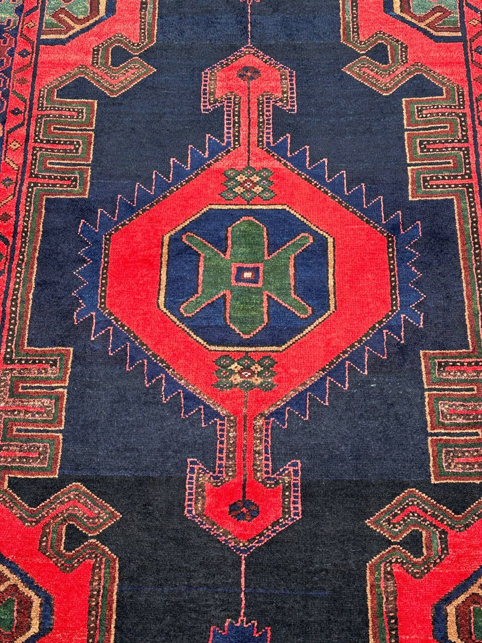 1.7x1.1M Persian Hamadan Rug - Image 6
