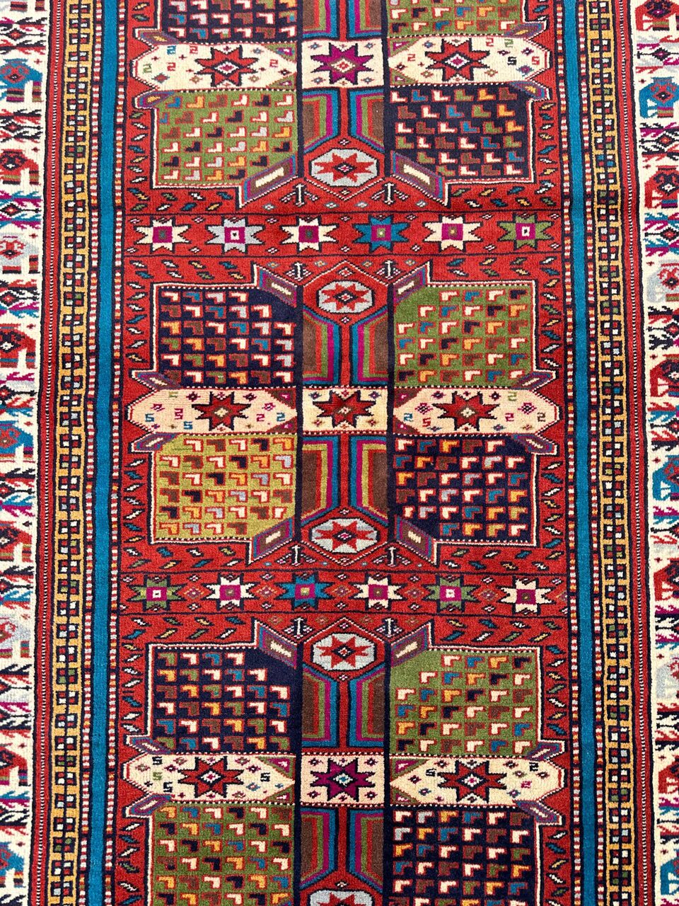 1.9x1.3M Antique Turkoman Persian Rug