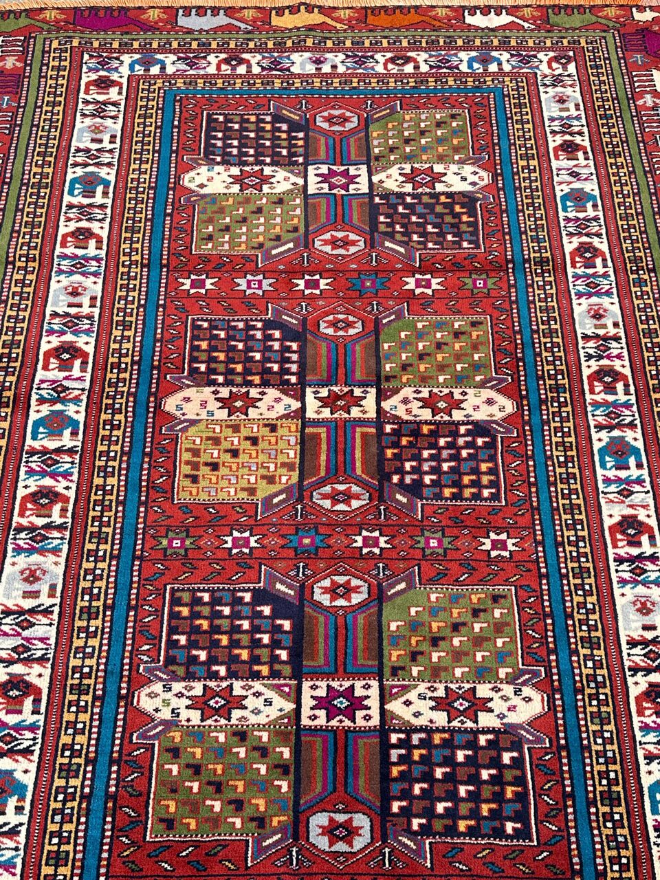 1.9x1.3M Antique Turkoman Persian Rug - Image 5