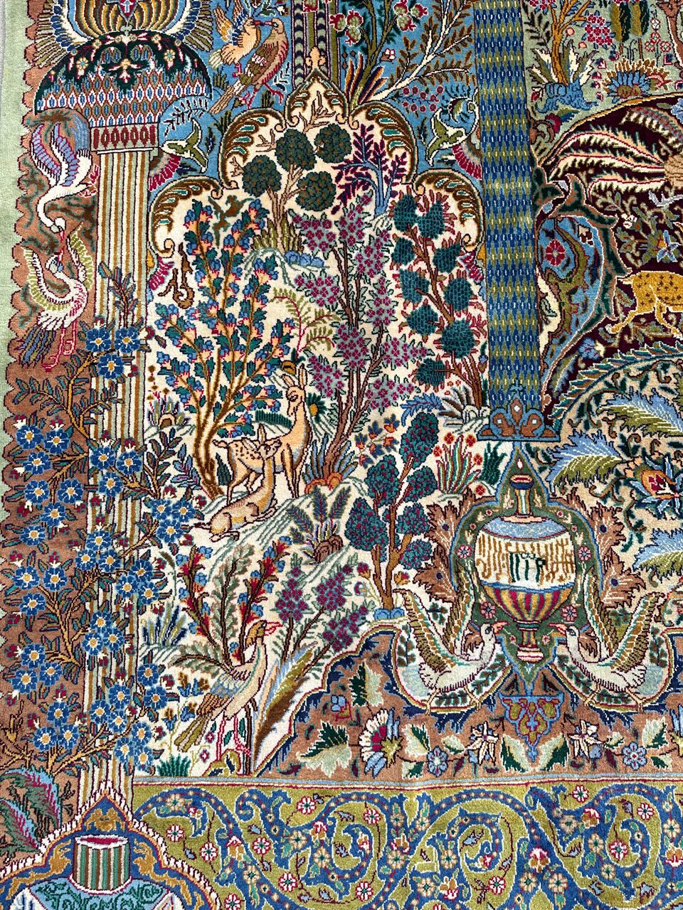 4x3M Pictorial Garden Of Eden Kashmar Rug - Image 8