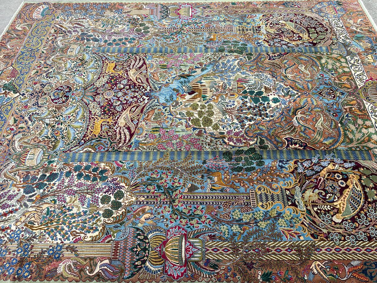 4x3M Pictorial Garden Of Eden Kashmar Rug - Image 6
