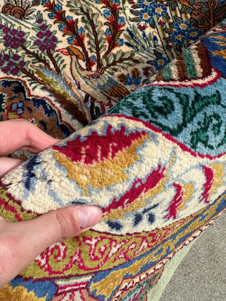 4x3M Pictorial Garden Of Eden Kashmar Rug - Image 14